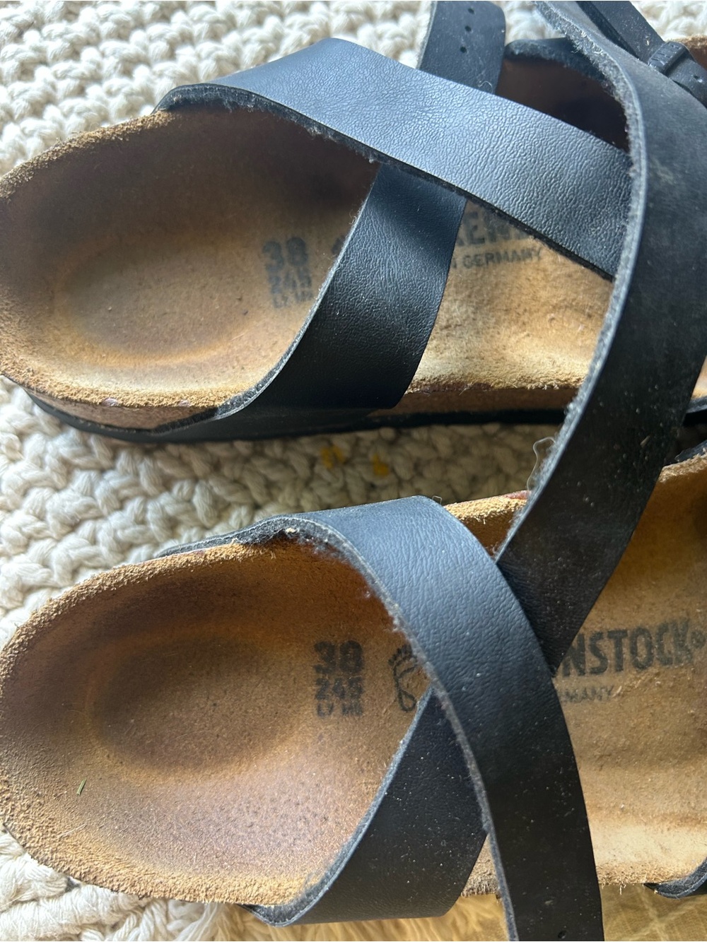 Birkenstock cross over sandals size 38 - Picture 3 of 3